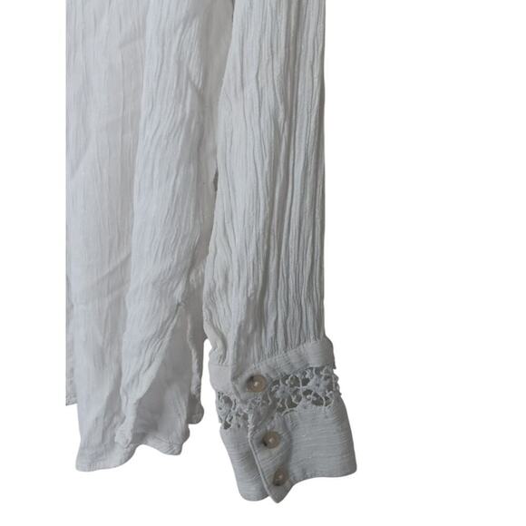 Free People The Best Button Front Blouse XS - Picture 11 of 13